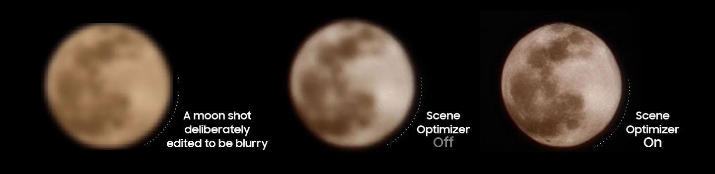 L'appareil Photo Samsung Galaxy Combine Les Technologies De Super Résolution Avec La Technologie Ai Pour Produire Des Images De Haute Qualité De La Lune 