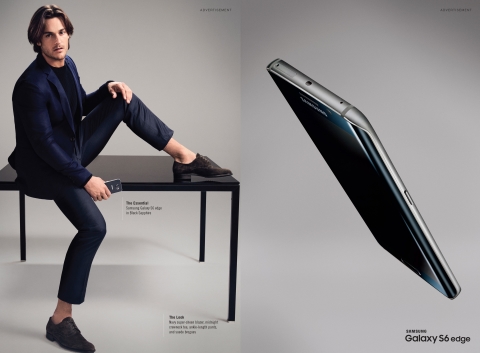 Samsung and Esquire: Global Fashion Native Campaign Featuring the New Galaxy S6