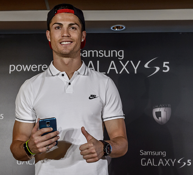 Ronaldo samsung sales