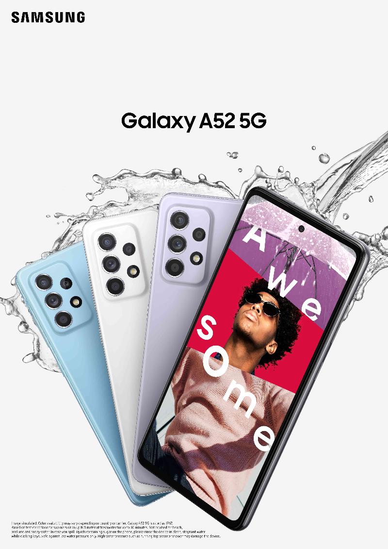 Galaxy A52 5G– Samsung Mobile Press