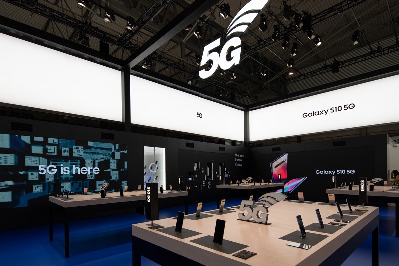 MWC 2019 Samsung booth