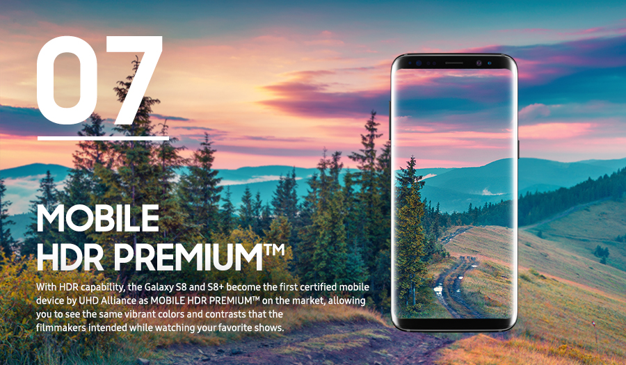 The First 8 Features for Samsung Galaxy S8 and S8+
