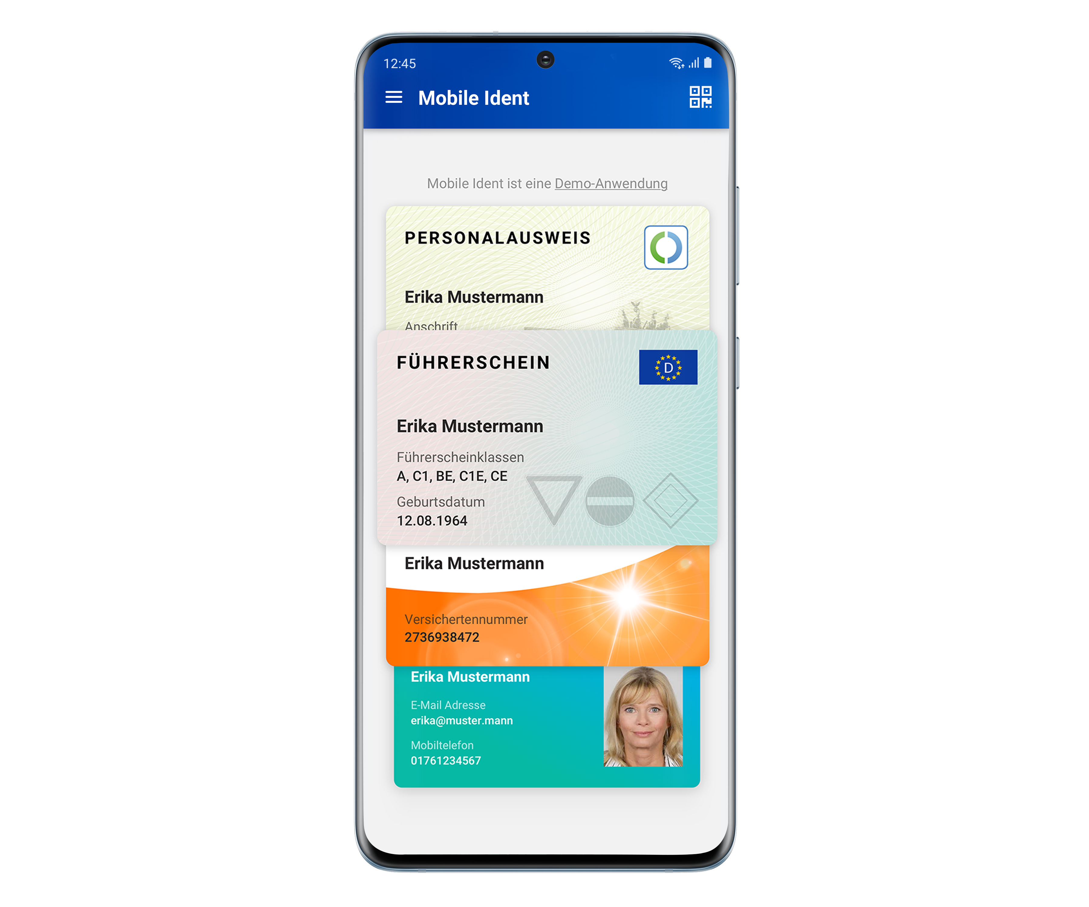 eID Mobile Ident App on the S20