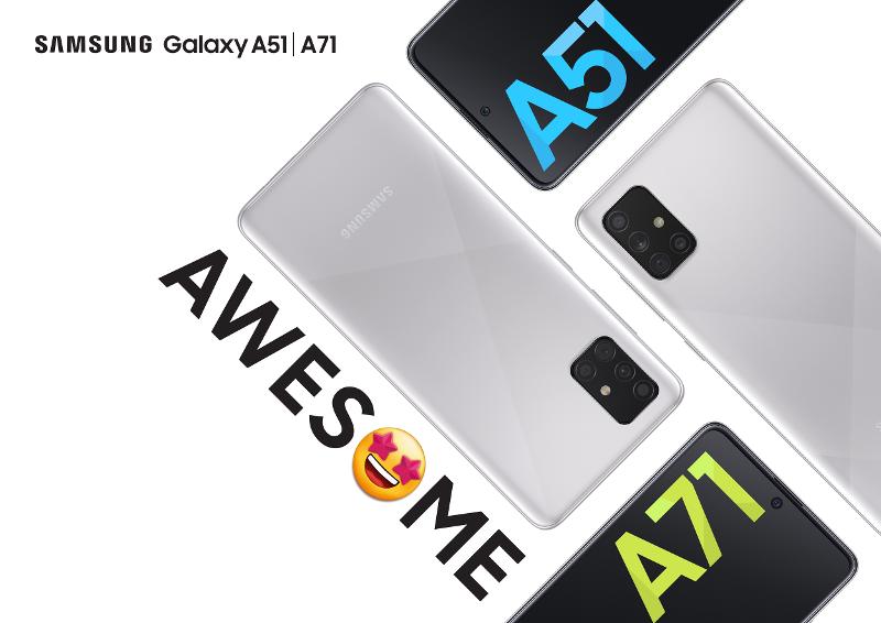 Samsung a71 silver sale