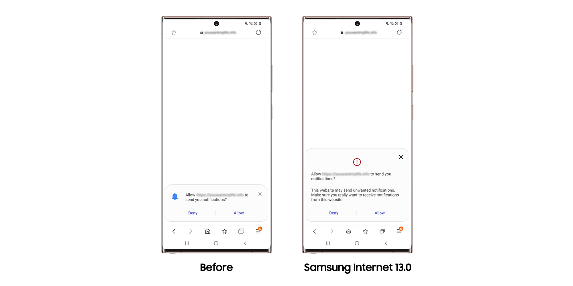 Samsung Internet 13.0 Updated UI