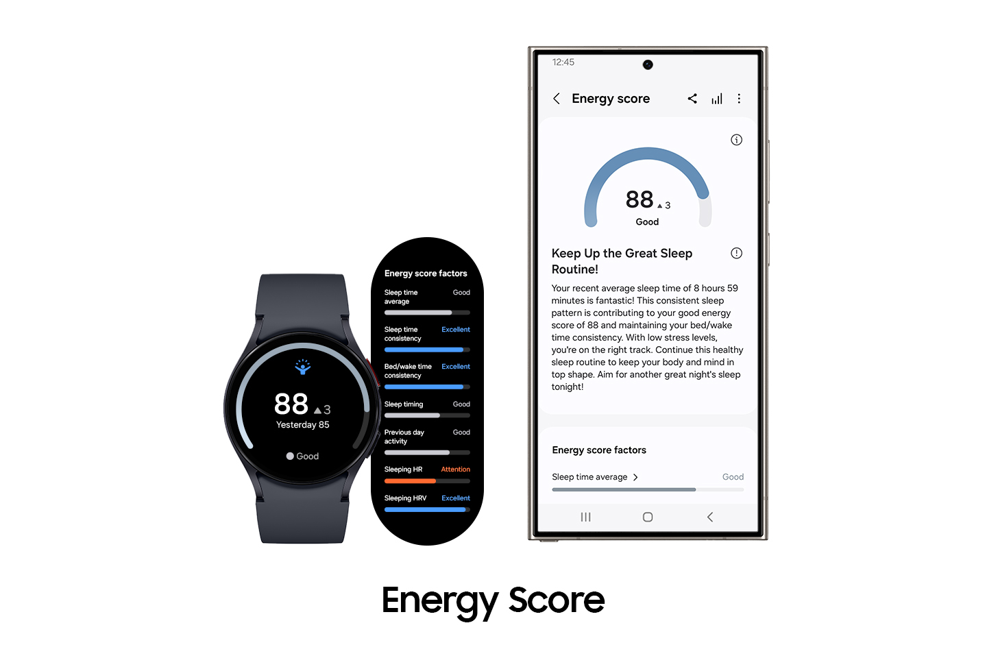 One UI 6 Watch beta new feature Energy Score