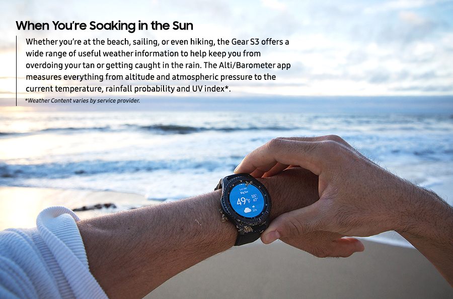 Take Charge of Your Summer with the Gear S3