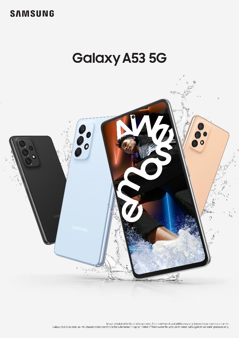 Galaxy A53 5G– Samsung Mobile Press