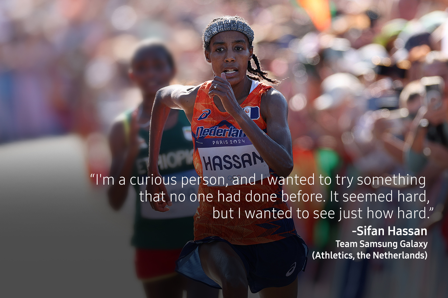 newsbody image of feature story Paris 2024: Team Samsung Galaxy’s Superhuman Runner Sifan Hassan Opens Up About Her Olympic Experience