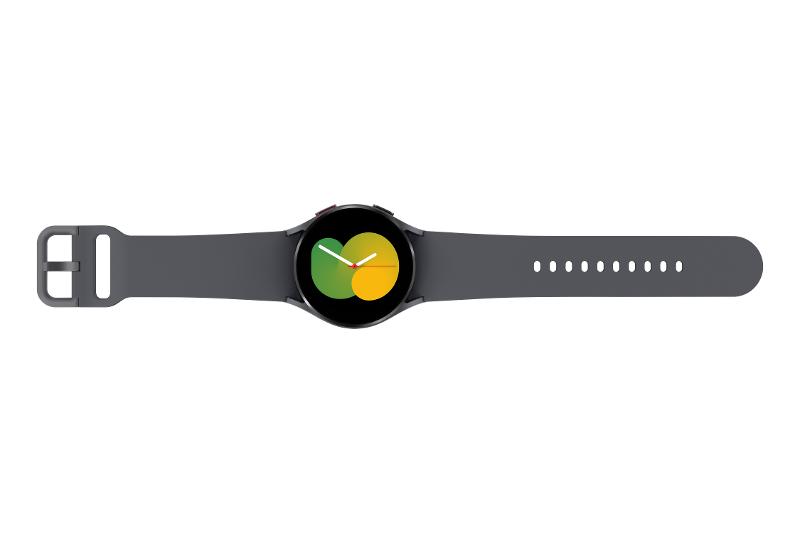 006_product_galaxy_watch5_graphite_40mm_front_unfolded.jpg