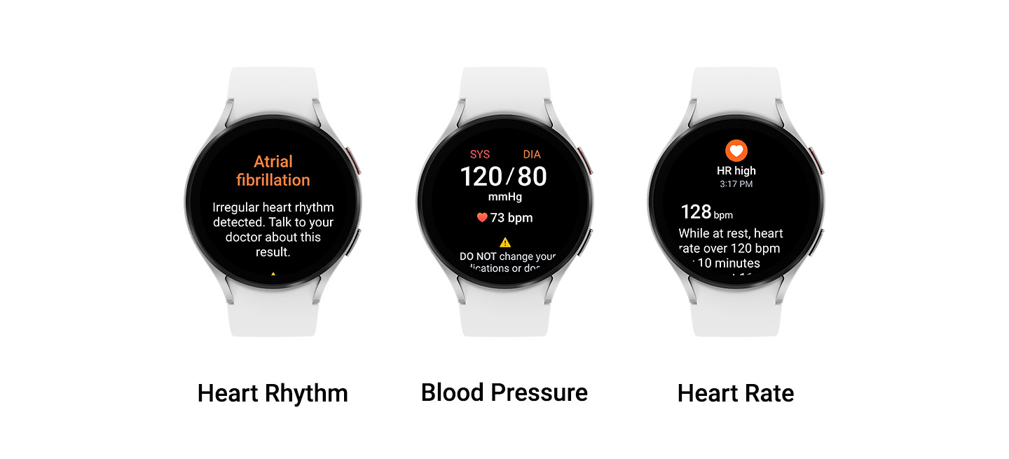 Galaxy watch active store heart rate monitor