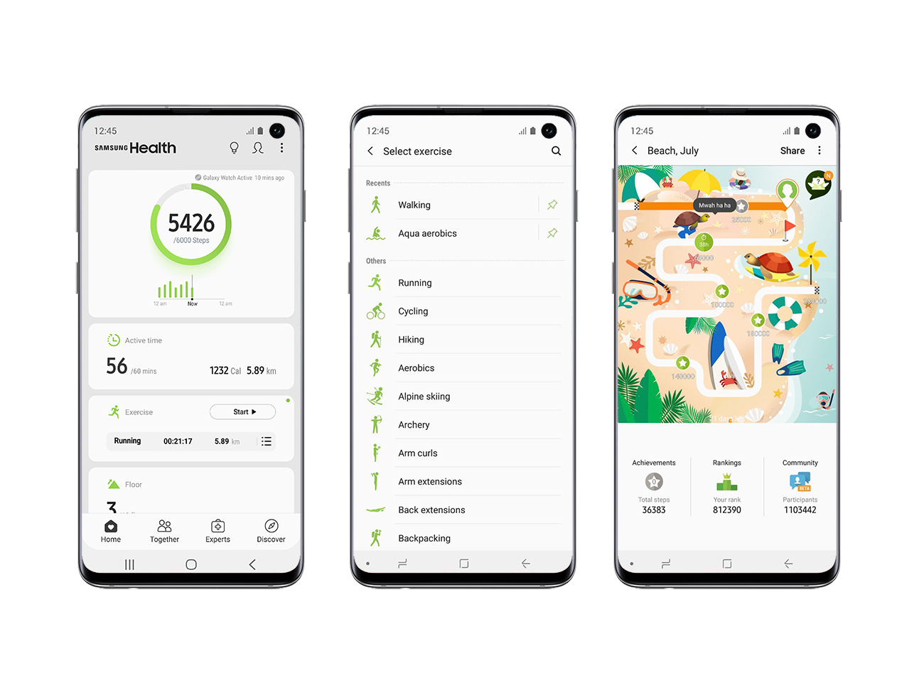 Samsung a5 Health приложение