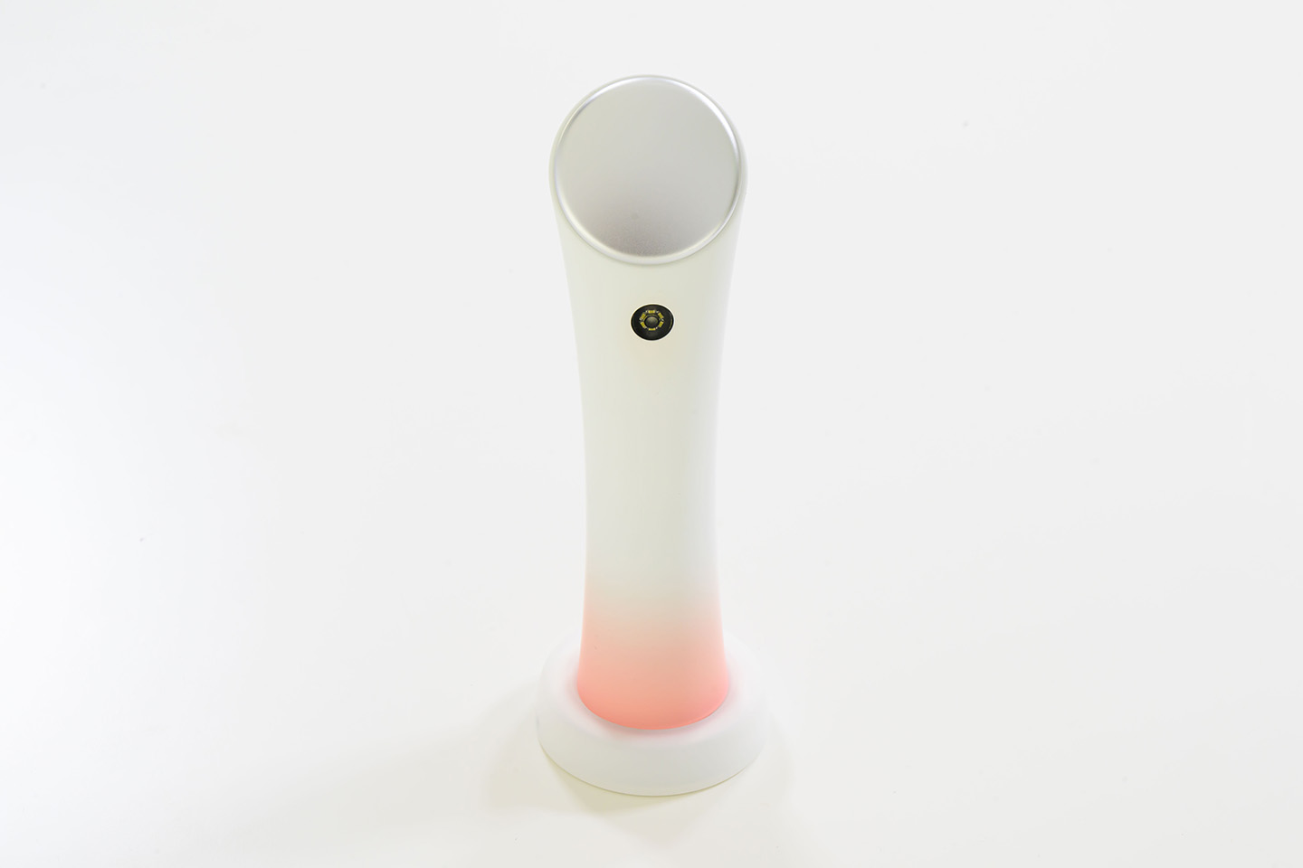 The prototype of the antioxidant sensor integrated into a tube-shaped skincare product design.
