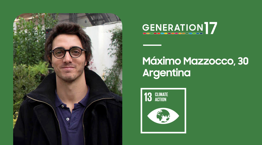 World Map image for Generation17 member Máximo Mazzocco