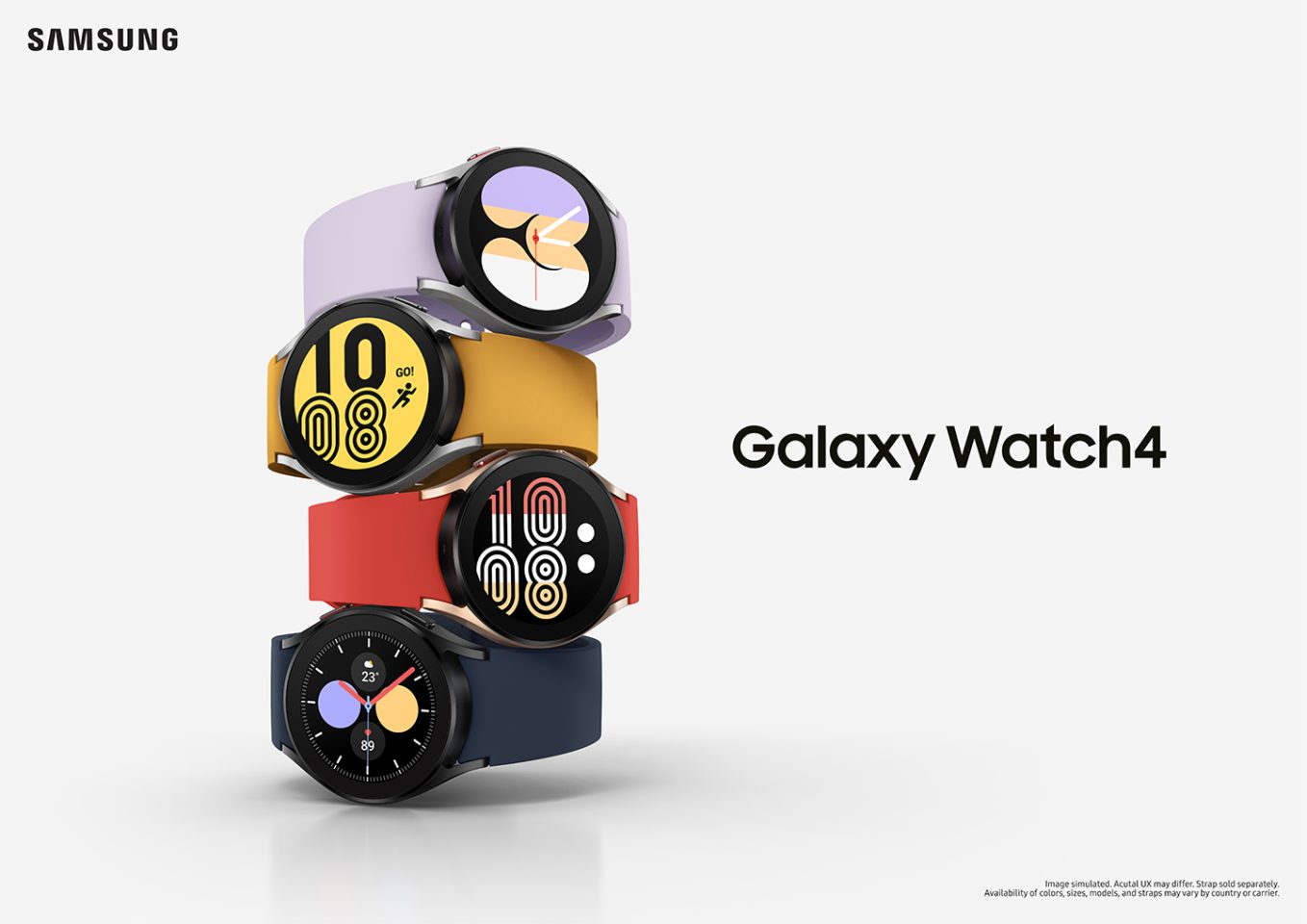Key Visual of Galaxy Watch4 with updated features