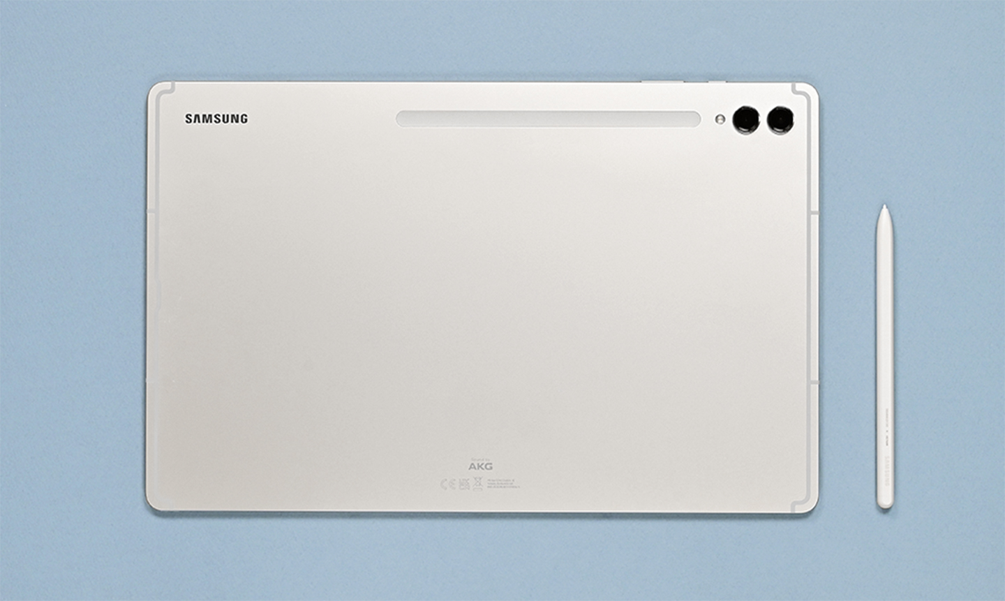 Image of unboxing the Galaxy Tab S9 Ultra showing high performance in a sleek design