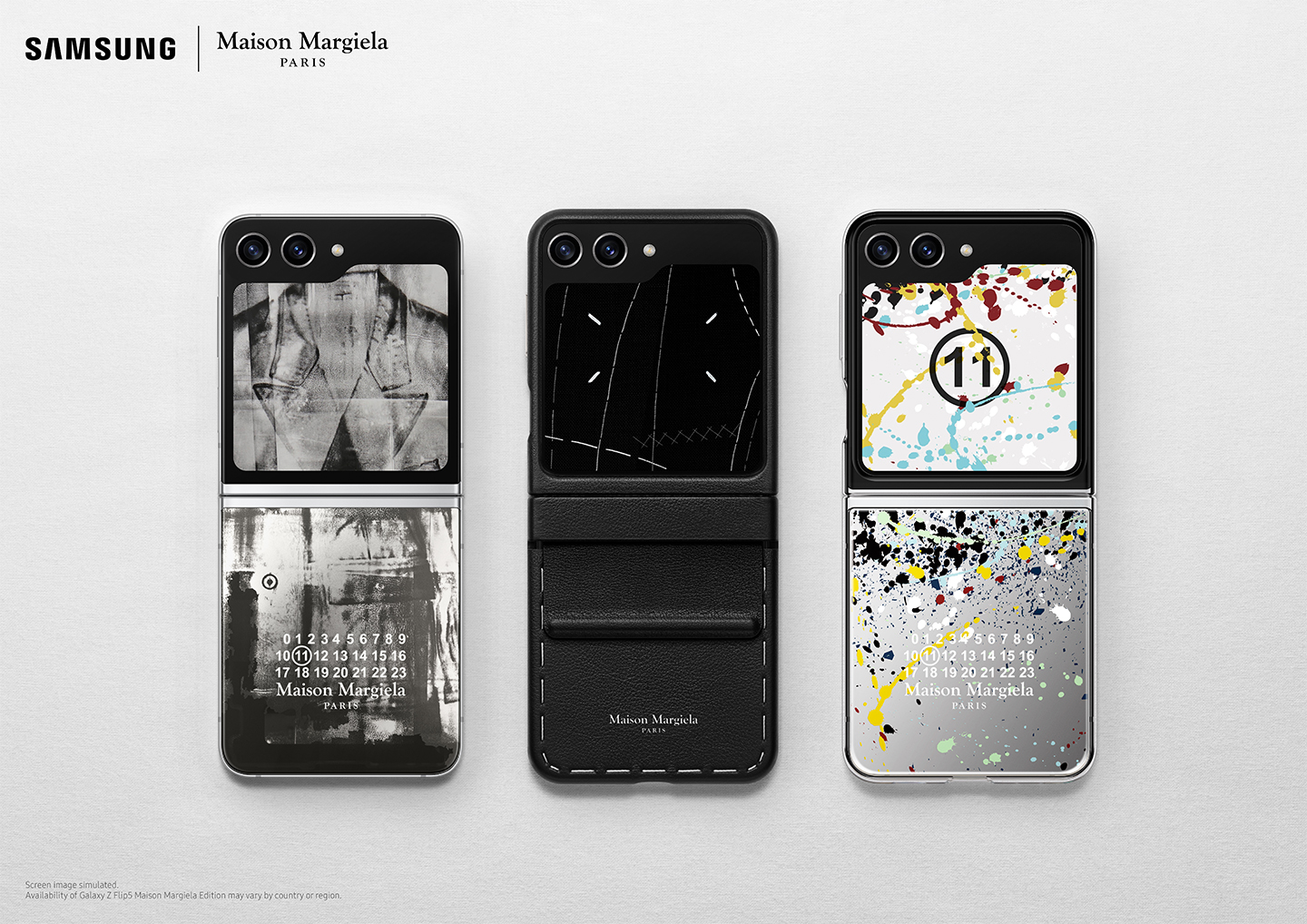 Galaxy Z Flip5 Maison Margiela Edition