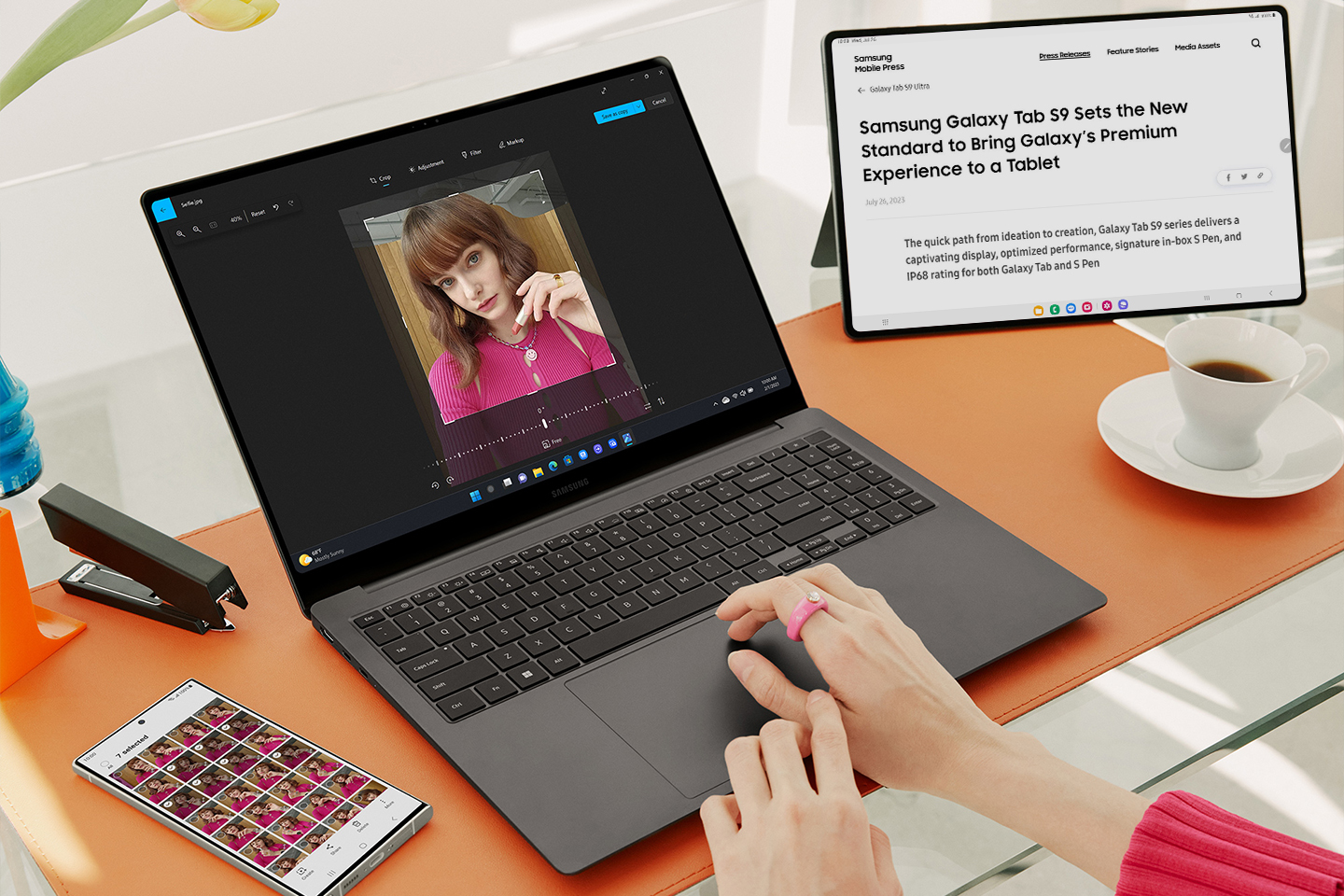Image to illustrate 5 Galaxy Tab S9 tips for a Back-to-School productivity boost