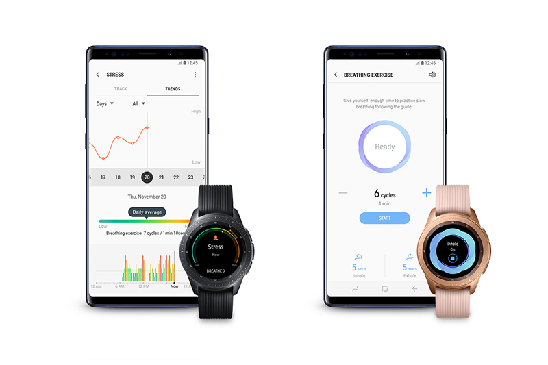 Smartwatch compatible with samsung health app sale