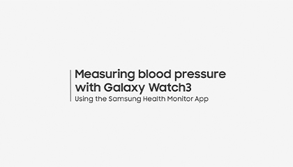 Watch3 Tutorial Video Measuring blood pressure