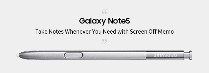 Screen off memo clearance note 5