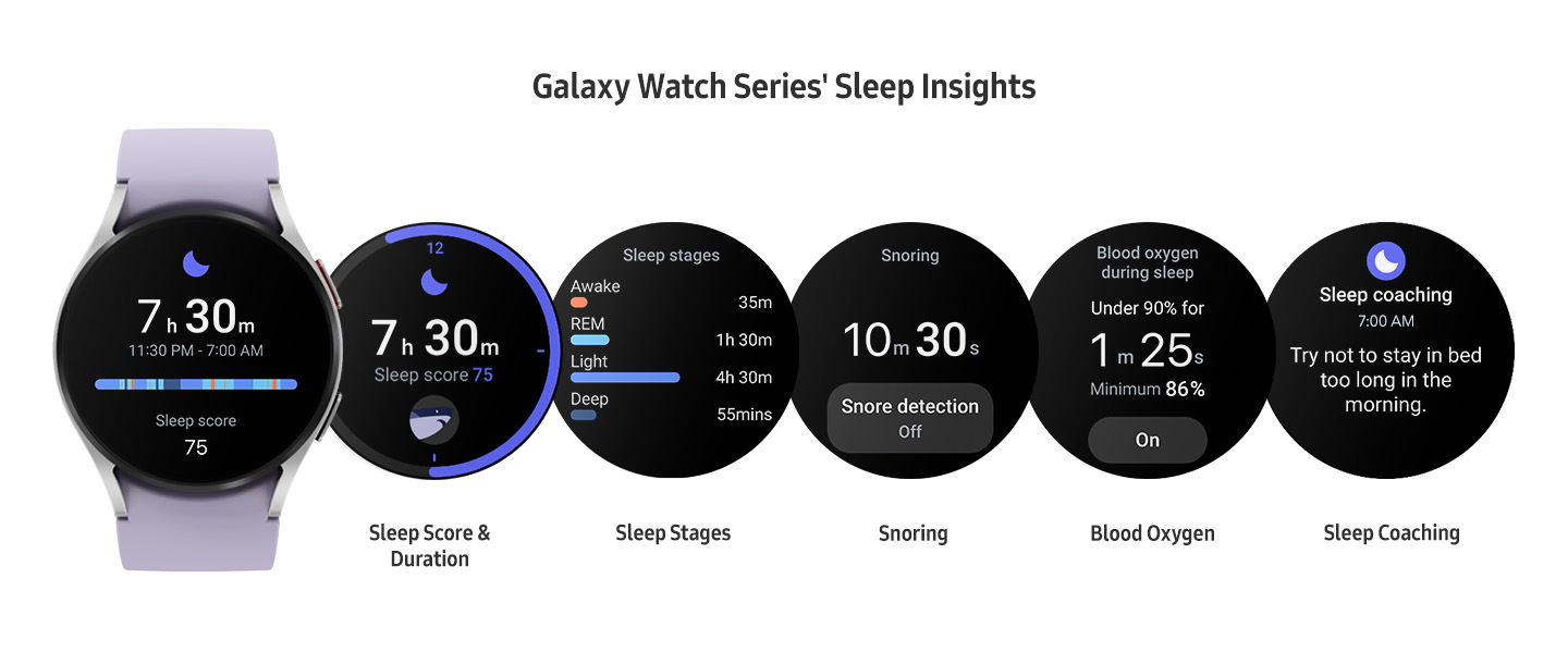 Galaxy watch online sleep