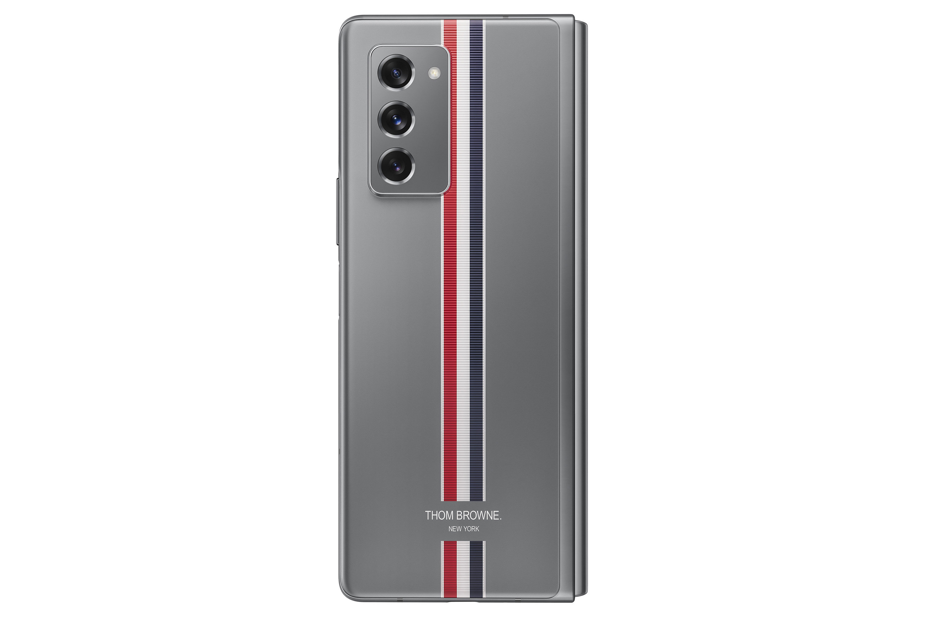 Galaxy Z Fold2 Thom Browne Edition, rear camera view.