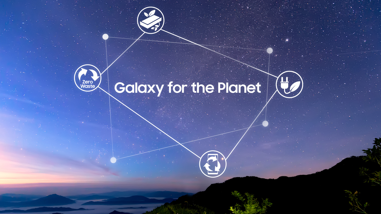 Galaxy for the Planet press release KV image