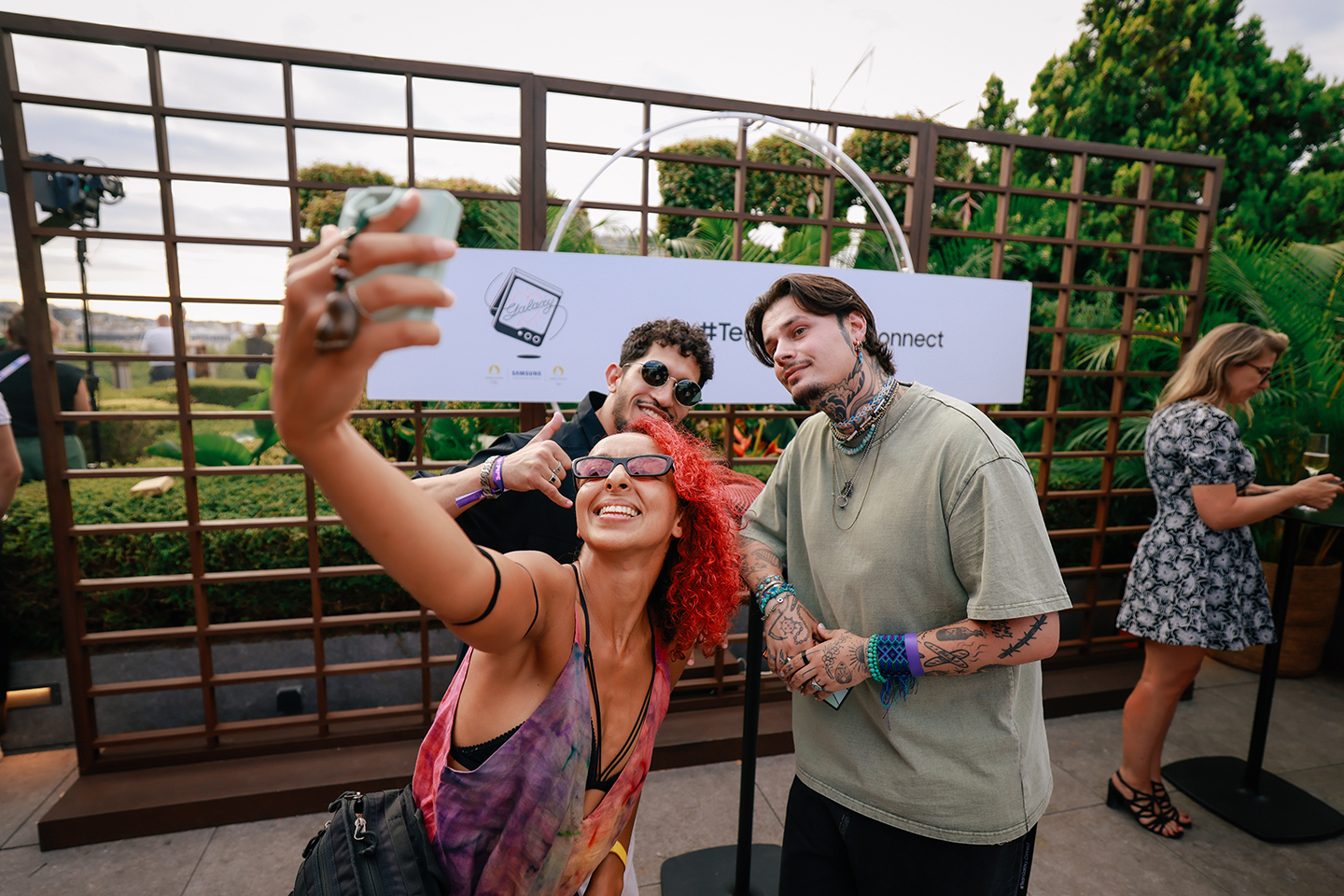 Imagen del reportaje París 2024: los atletas del equipo Samsung Galaxy y los influencers del #TeamGalaxy celebran los Juegos Olímpicos en la fiesta abierta a todos de Samsung