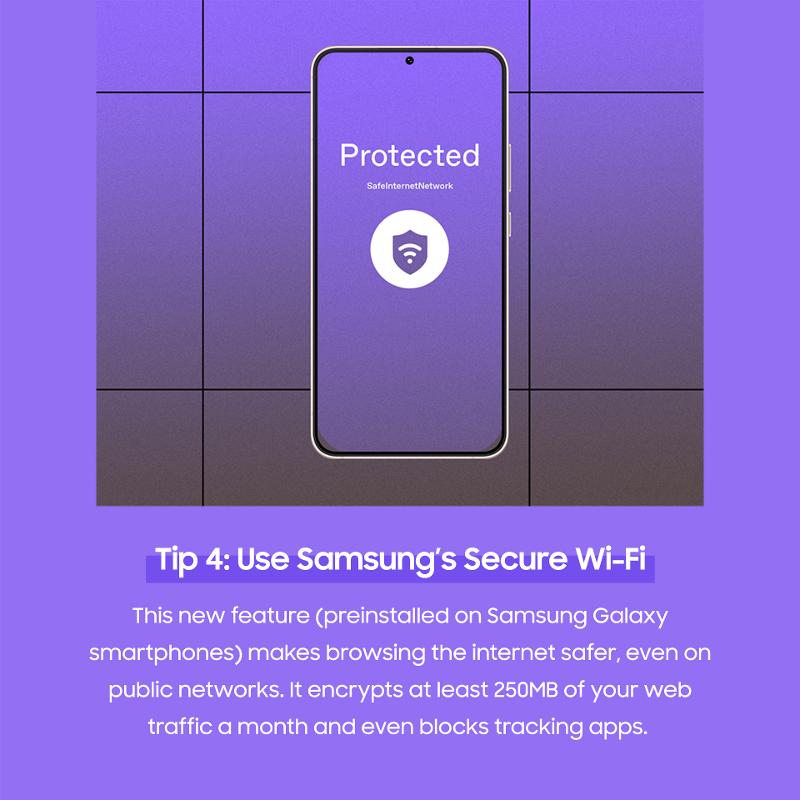 Use Secure Wi-Fi on your Galaxy phone